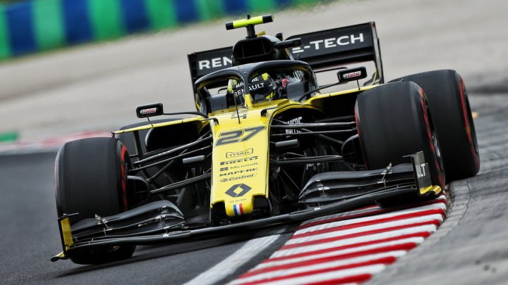 Nico Hülkenberg v tréninku v Maďarsku
