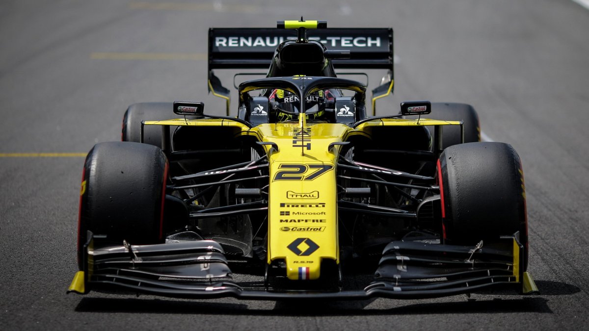 Nico Hülkenberg v závodě v Brazílii