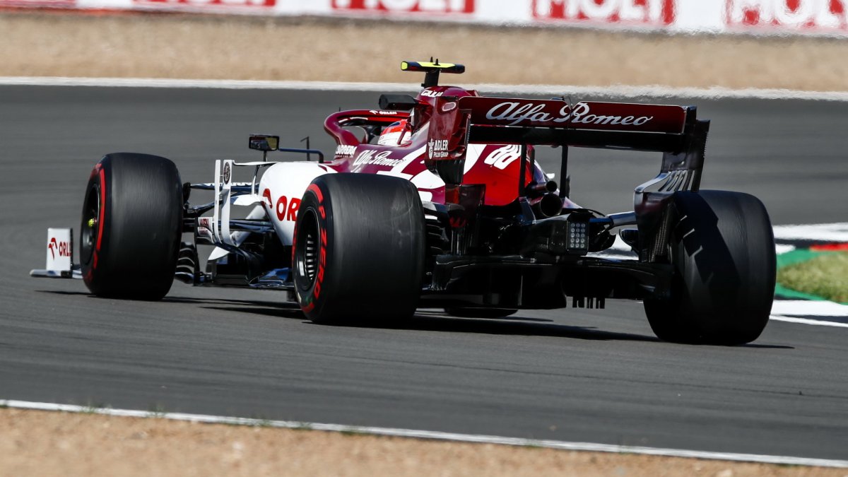 Robert Kubica v tréninku v Silverstone