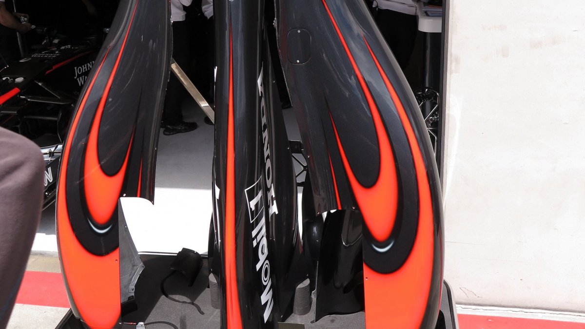 Karbonové díly z McLarenu MP4-30 Honda