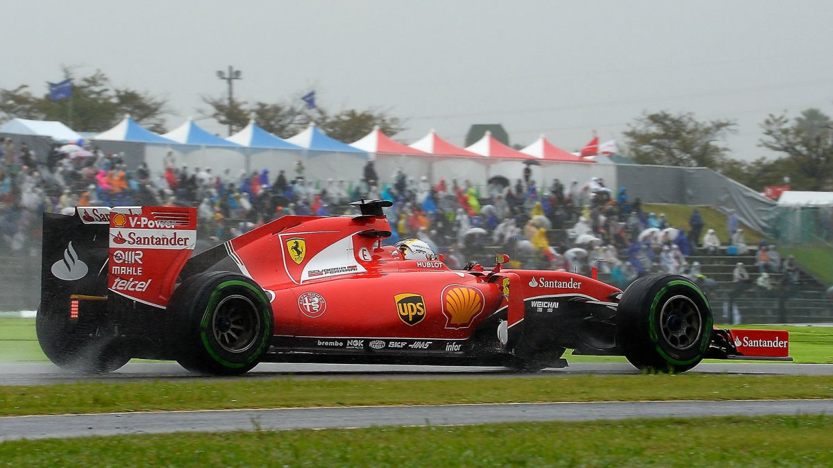 Sebastian Vettel v Suzuce