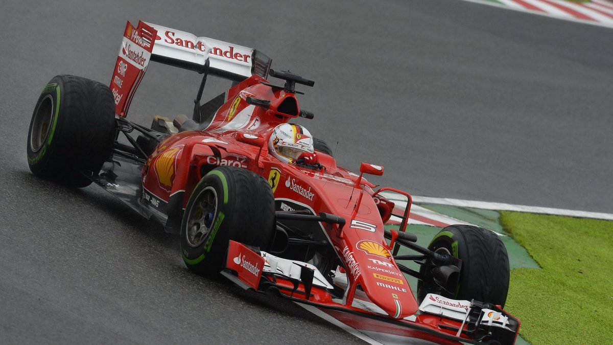 Sebastian Vettel v Suzuce