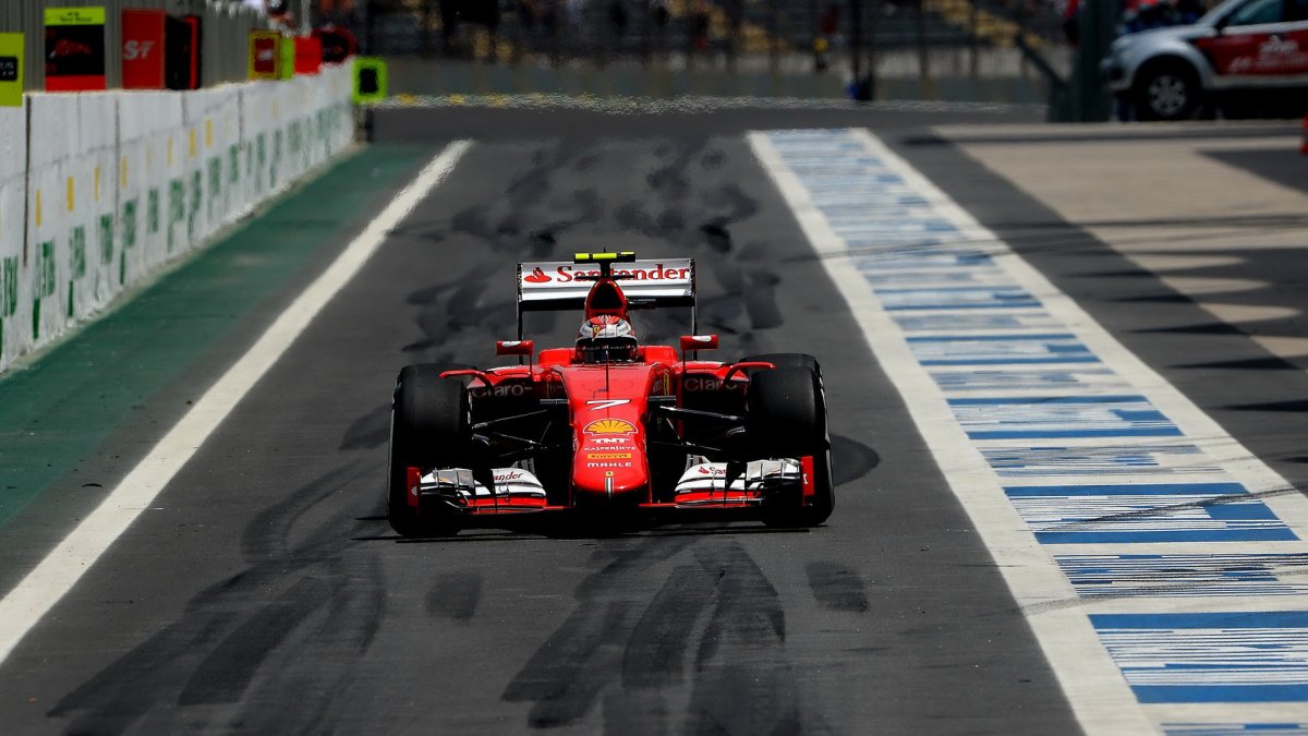 Kimi Räikkönen v Brazílii