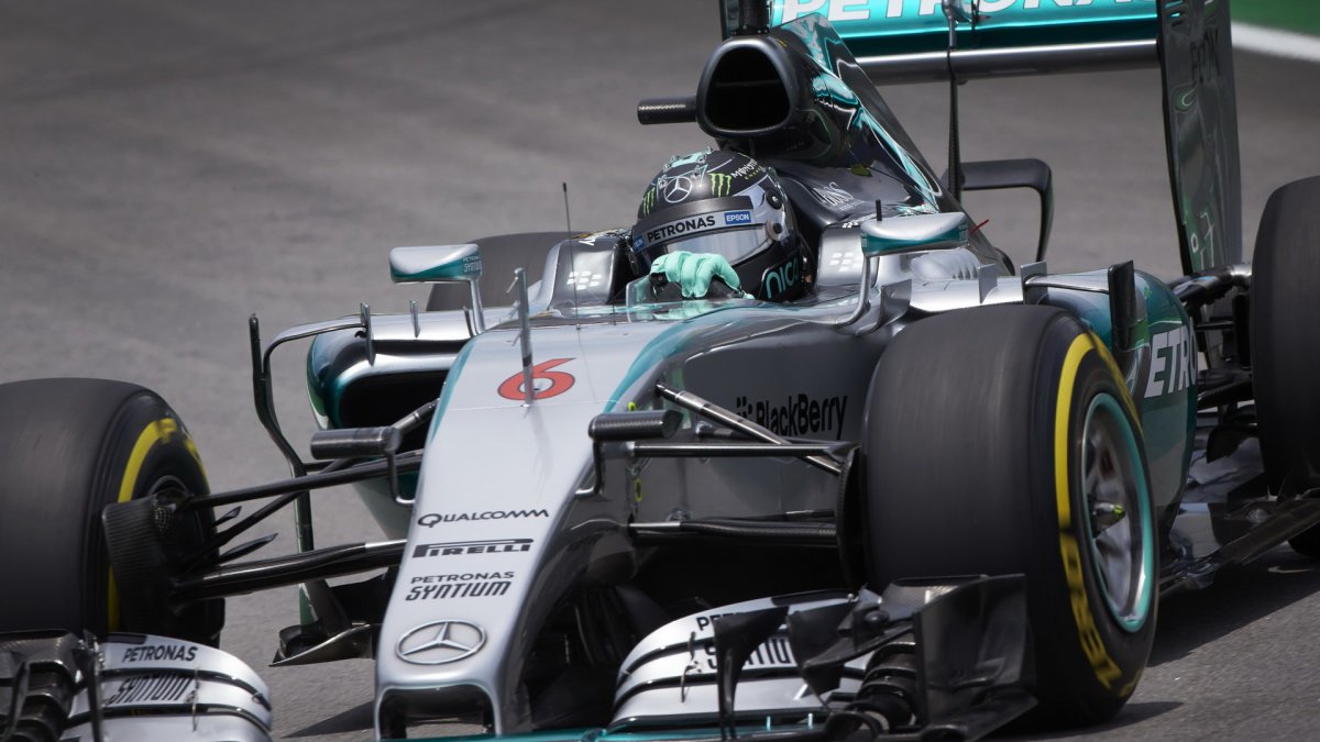 Nico Rosberg v Brazílii