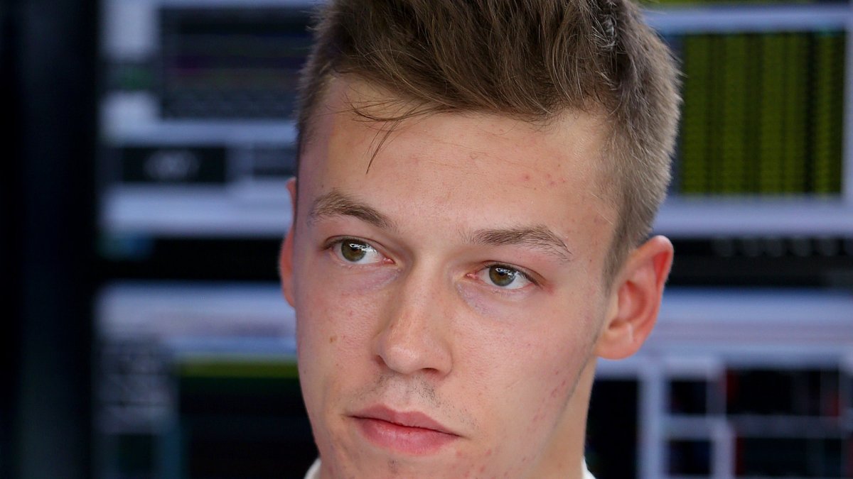Daniil Kvjat v Brazílii