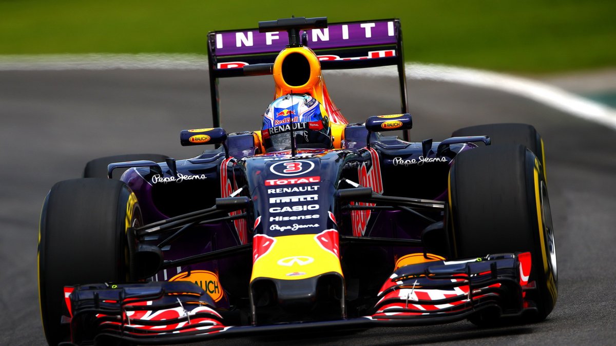 Daniel Ricciardo v Brazílii