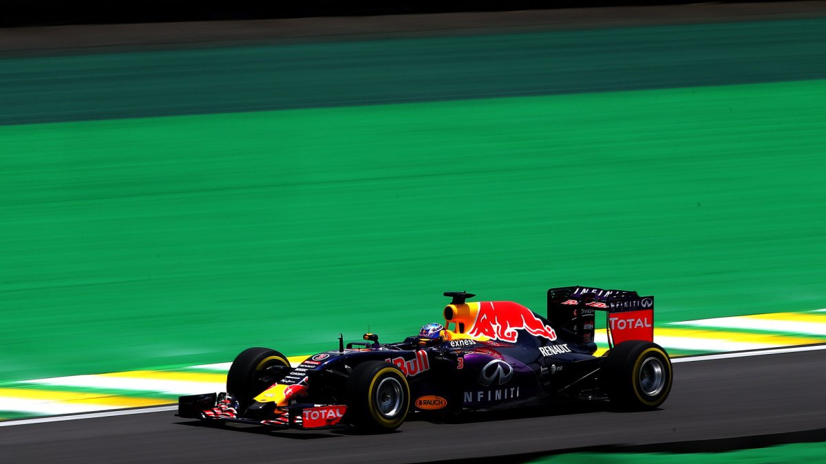 Daniel Ricciardo v Brazílii