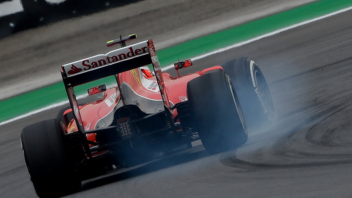 Kimi Räikkönen v Brazílii
