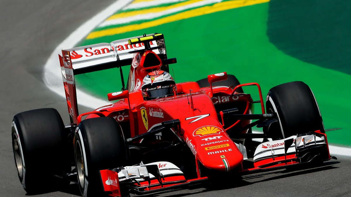 Kimi Räikkönen v Brazílii