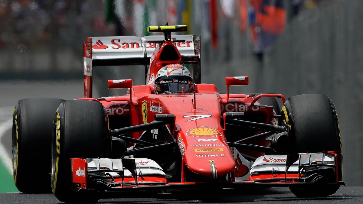 Kimi Räikkönen v Brazílii