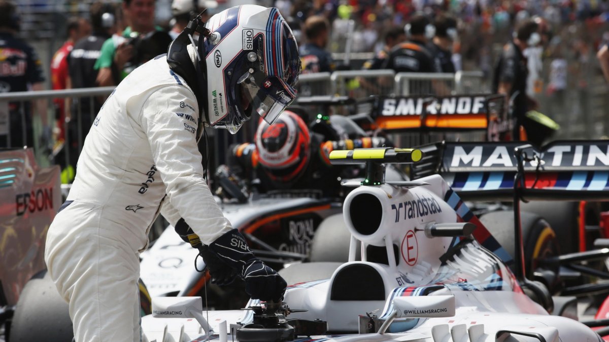 Valtteri Bottas v Brazílii