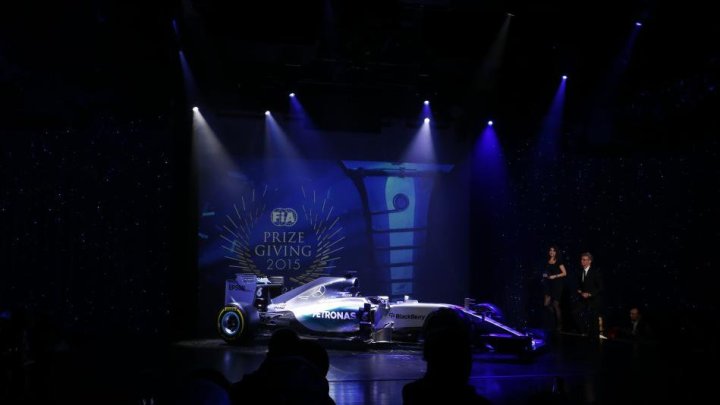 Předávaní ocenění na slavnostním galavečeru FIA 2015