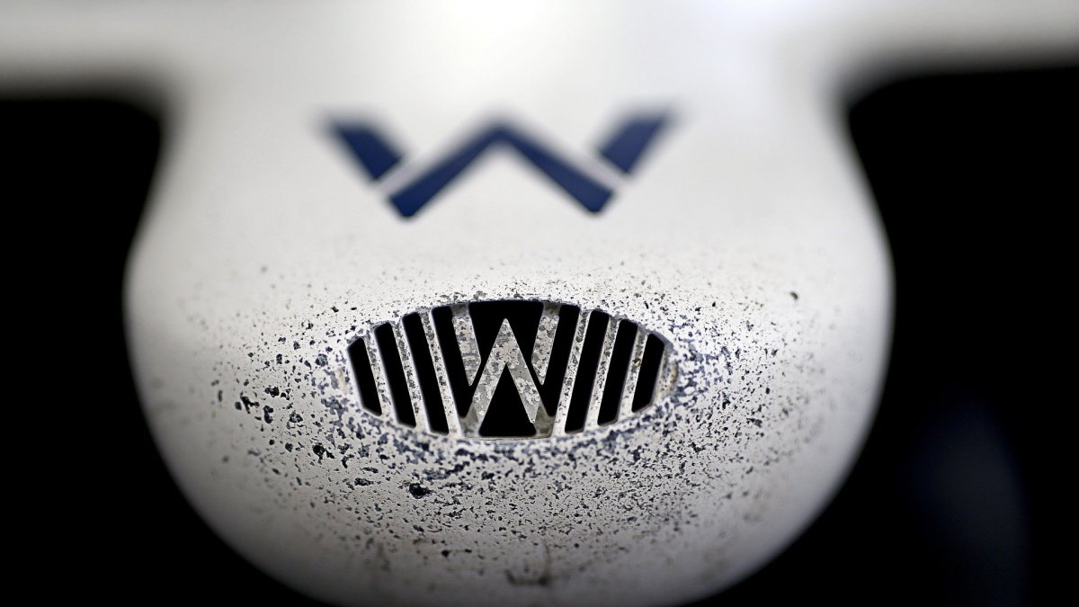 Detail nosu vozu Williams v Soči
