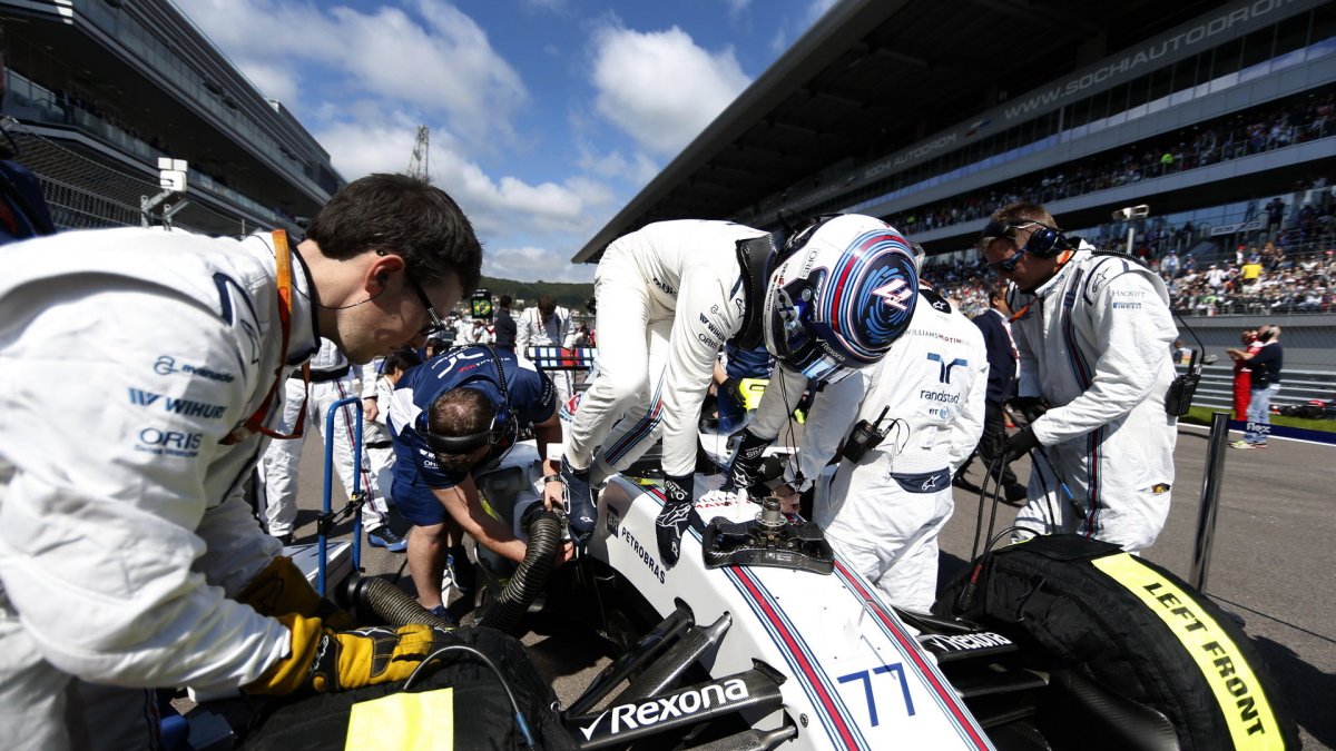 Valtteri Bottas přied závodem v Soči