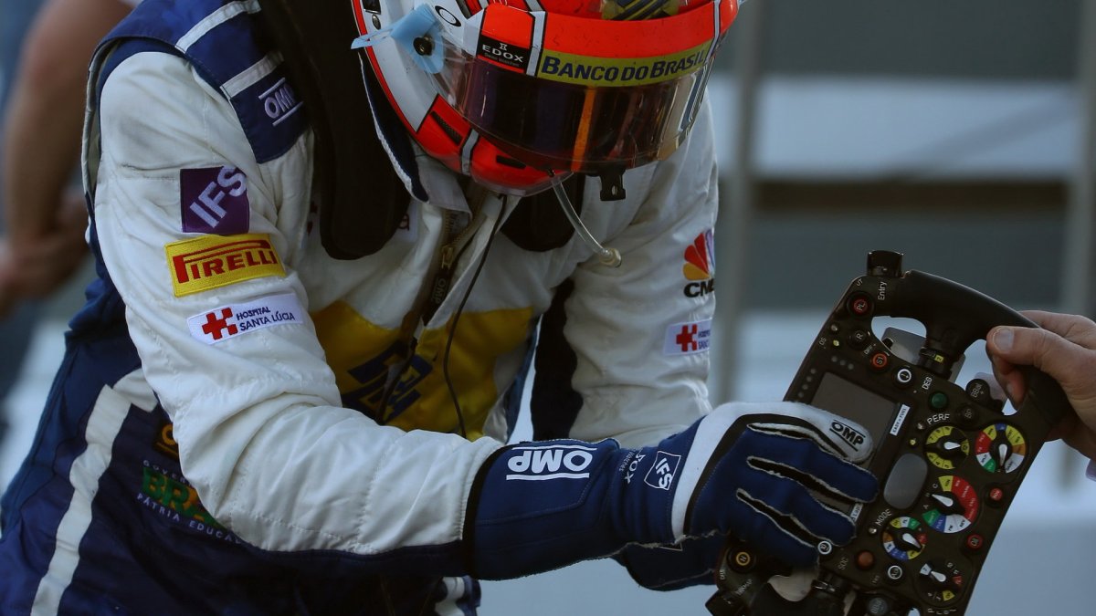 Felipe Nasr a volant vozu Sauber C35 - Ferrari v Soči