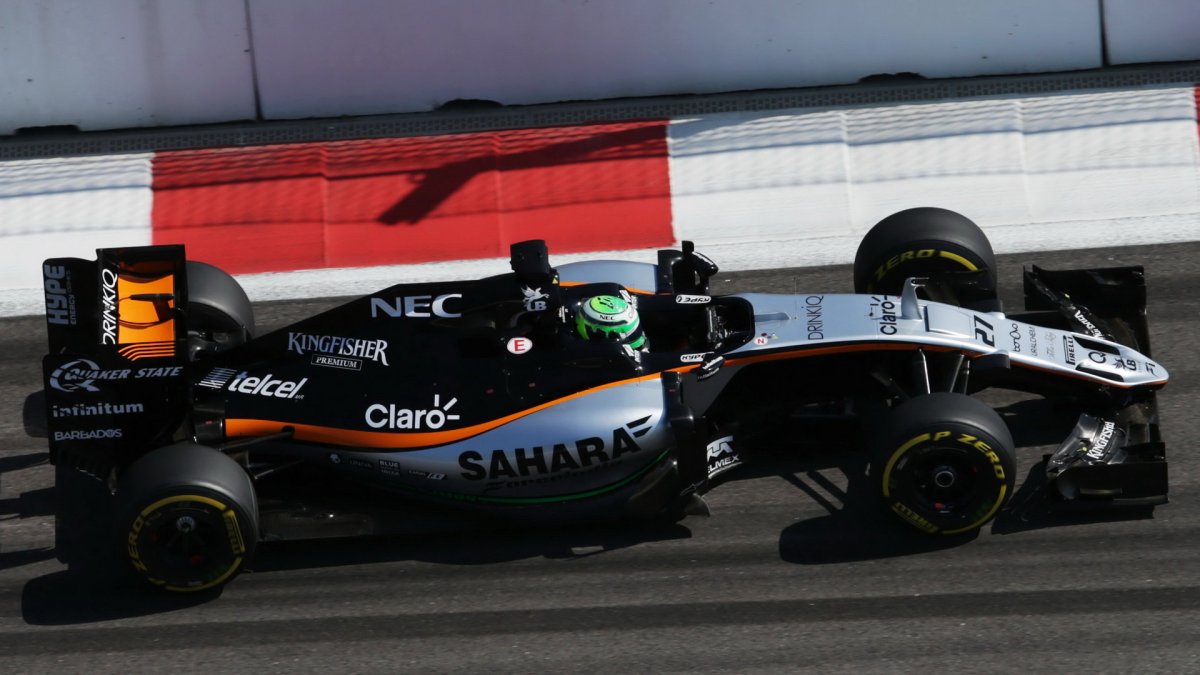 Nico Hülkenberg při závodě v Soči