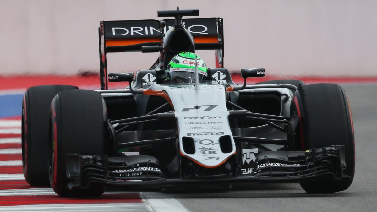Nico Hülkenberg při kvalifikaci v Soči