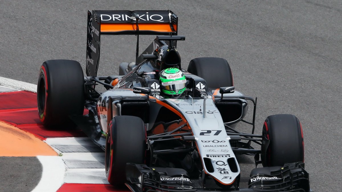 Nico Hülkenberg při kvalifikaci v Soči
