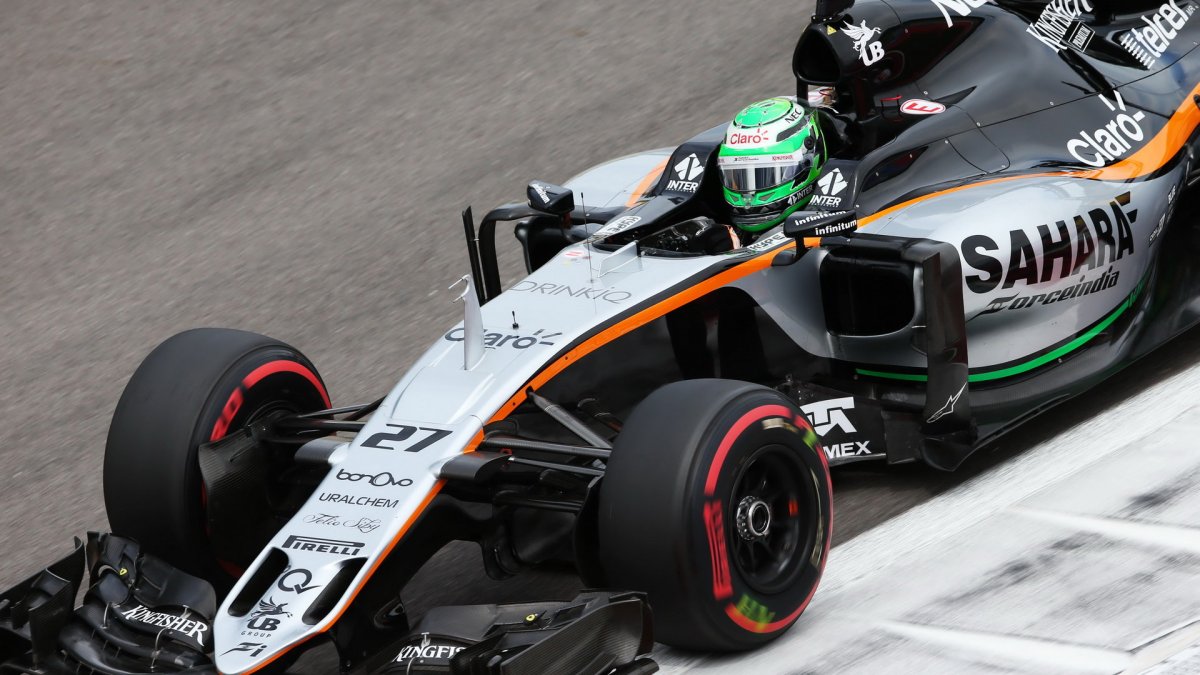 Nico Hülkenberg při kvalifikaci v Soči