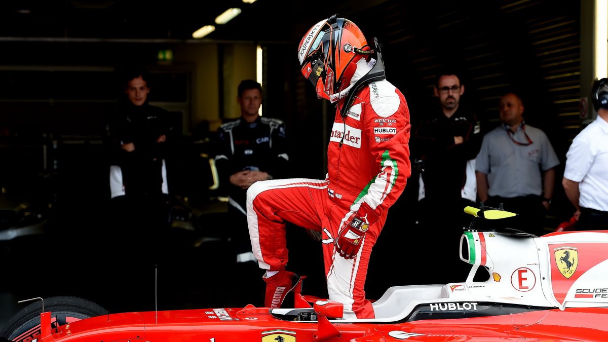 Kimi Räikkönen po kvalifikaci v Soči