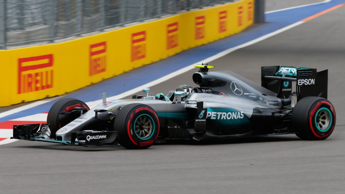 Nico Rosberg při kvalifikaci v Soči