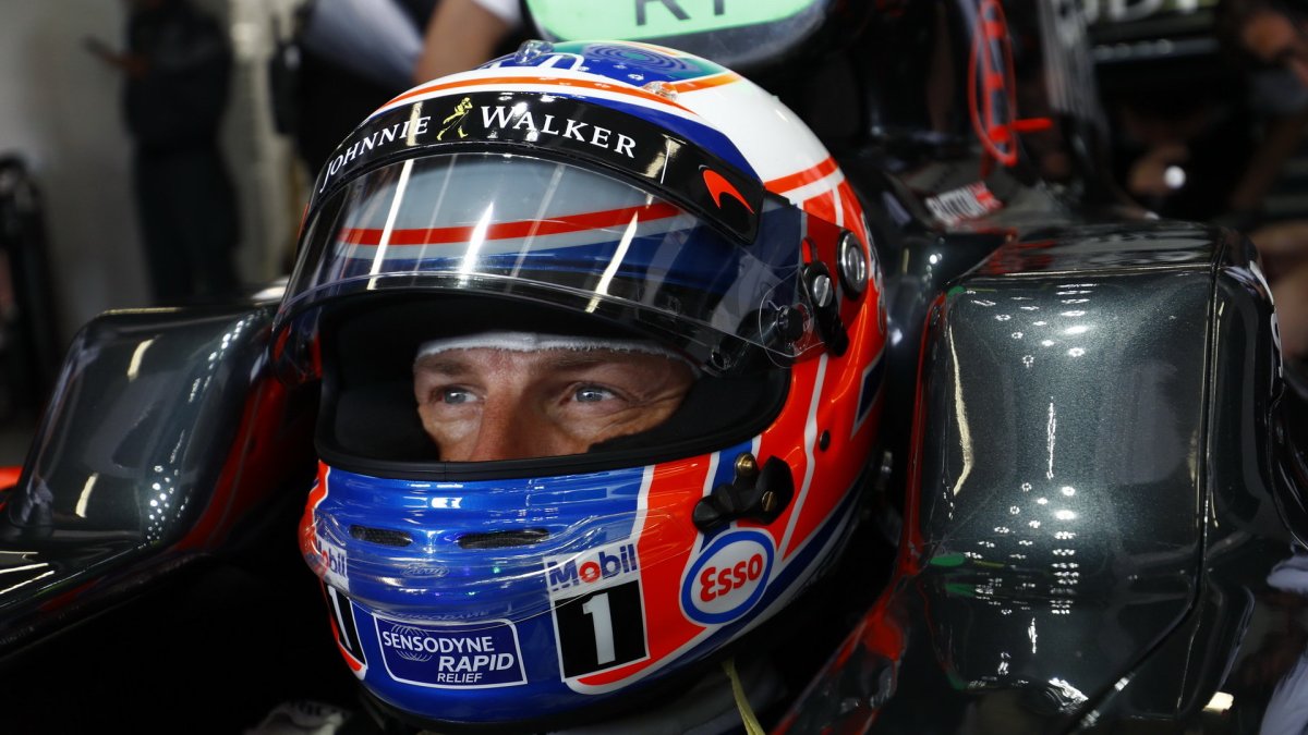 Jenson Button v Monaku
