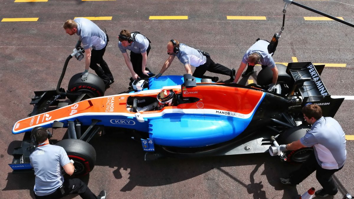 Pascal Wehrlein při tréninku v Monaku