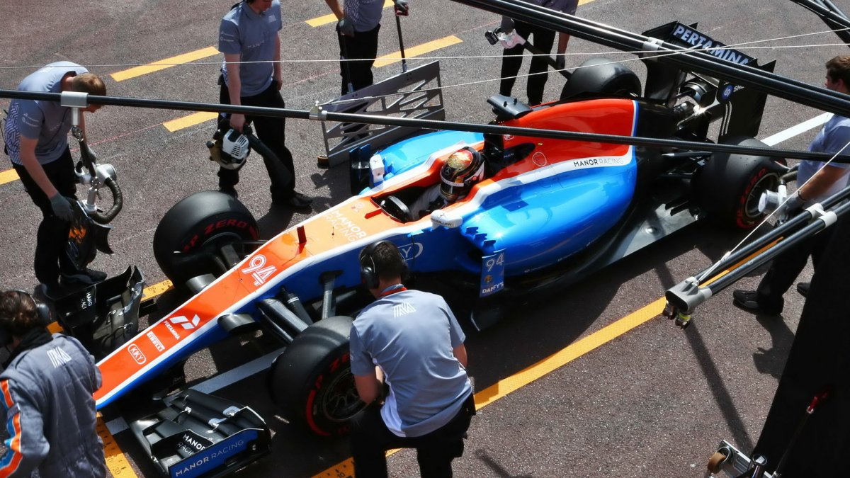 Pascal Wehrlein při tréninku v Monaku