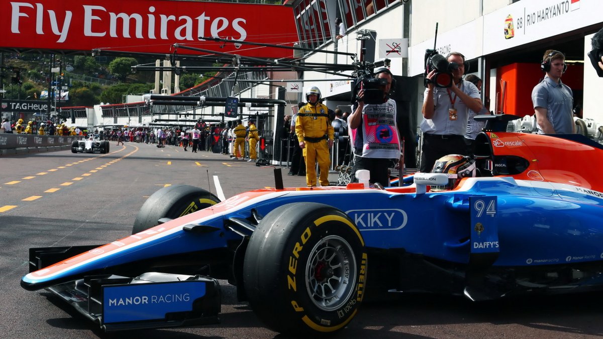 Pascal Wehrlein při tréninku v Monaku