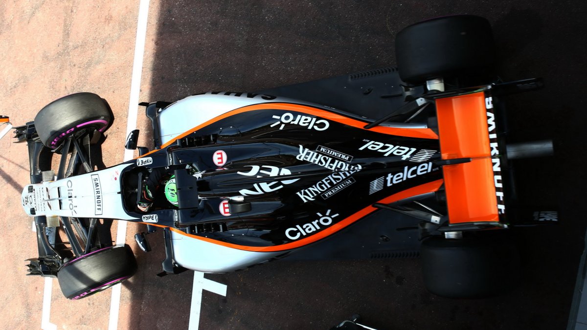 Nico Hülkenberg při tréninku v Monaku