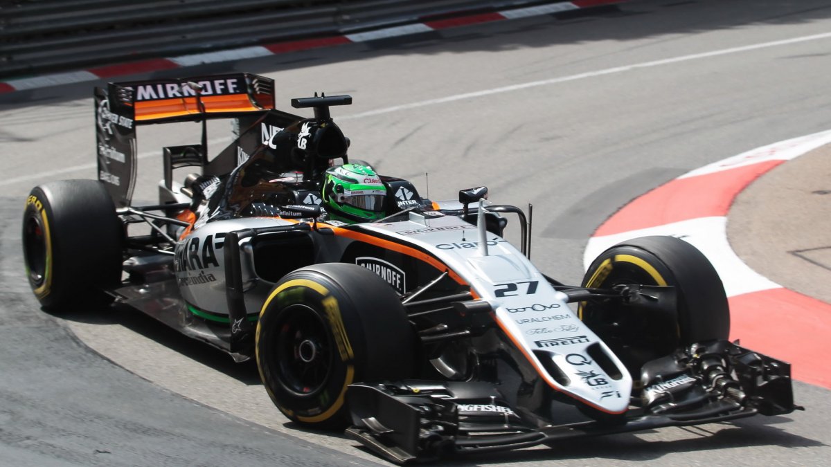 Nico Hülkenberg při tréninku v Monaku