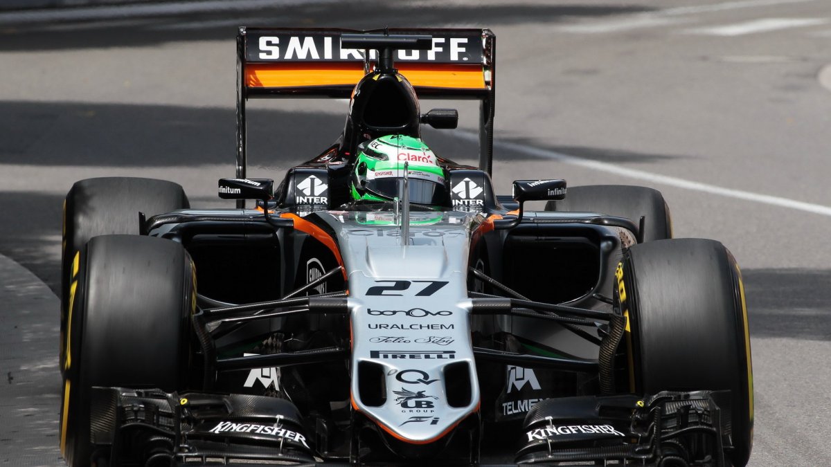 Nico Hülkenberg při tréninku v Monaku