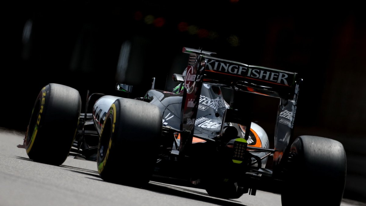 Nico Hülkenberg při tréninku v Monaku