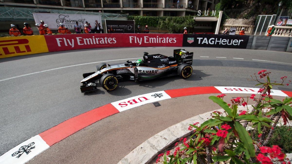 Nico Hülkenberg při tréninku v Monaku