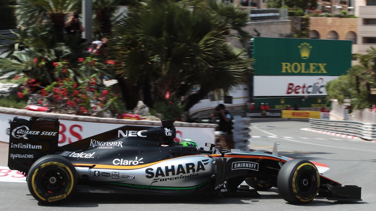 Nico Hülkenberg při tréninku v Monaku