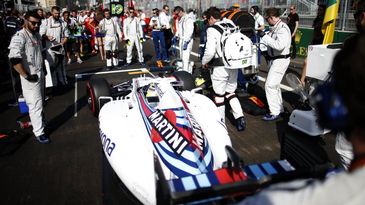 Felipe Massa před závodem v Baku