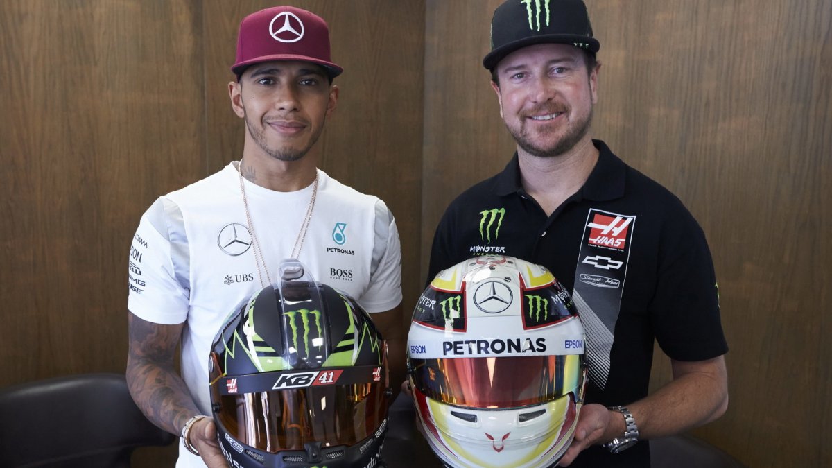 Lewis Hamilton po závodě v Baku