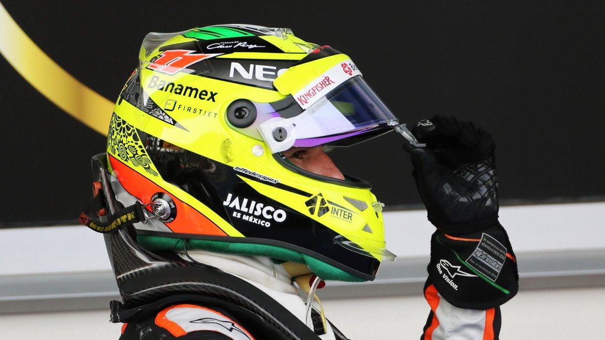 Sergio Pérez v Baku