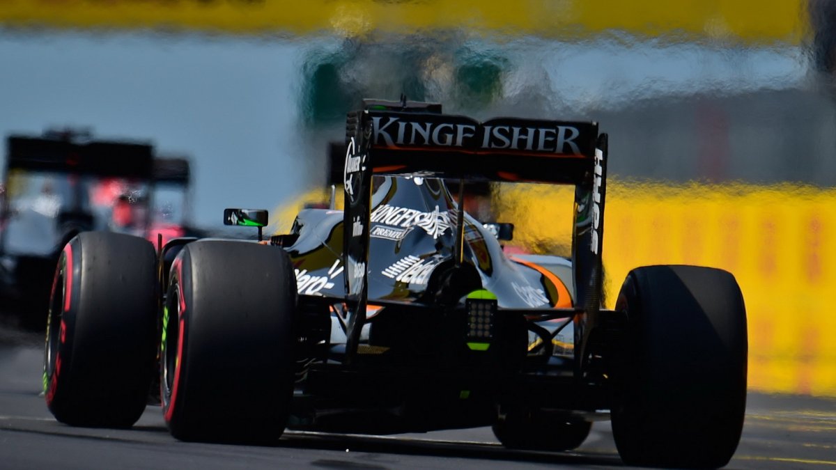 Nico Hülkenberg v závodě v Maďarsku