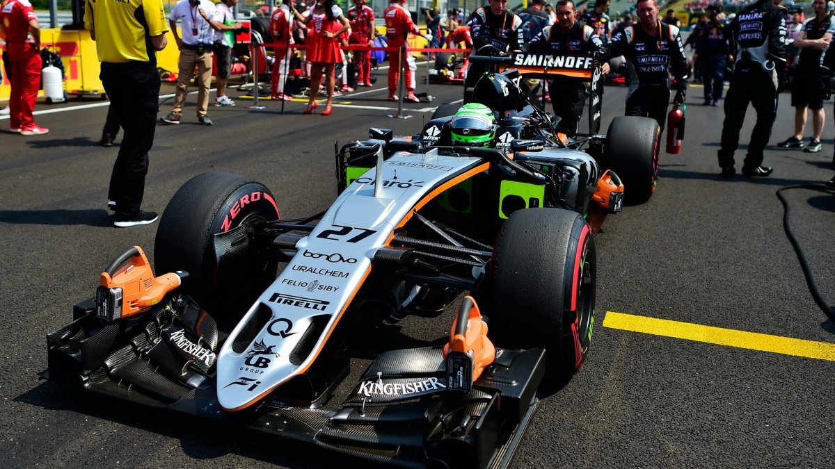 Nico Hülkenberg před závodem v Maďarsku