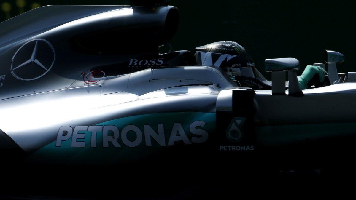 Nico Rosberg v závodě v Maďarsku