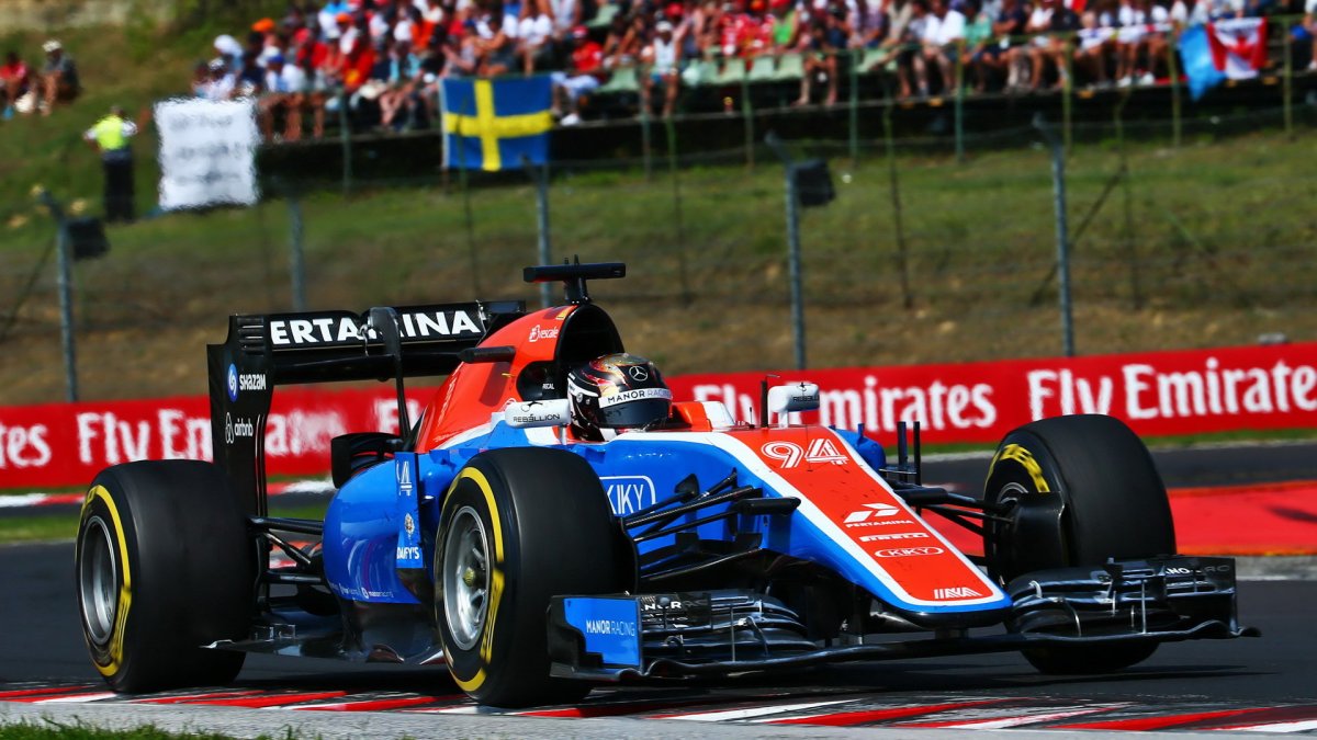 Pascal Wehrlein v závodě v Maďarsku