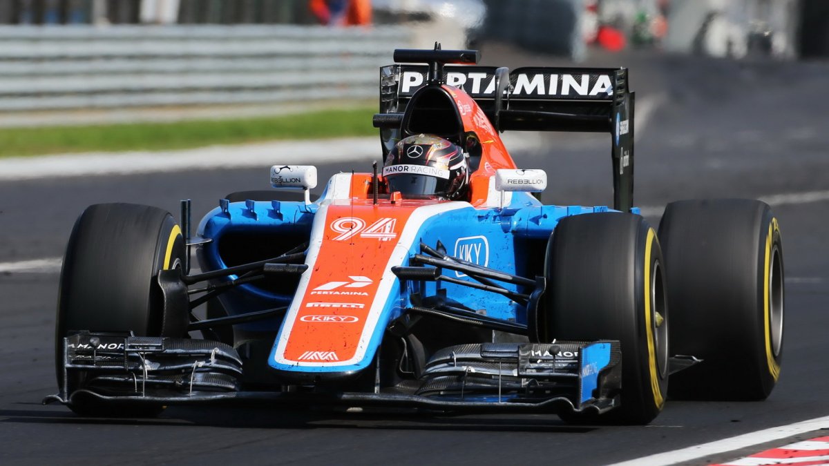 Pascal Wehrlein v závodě v Maďarsku