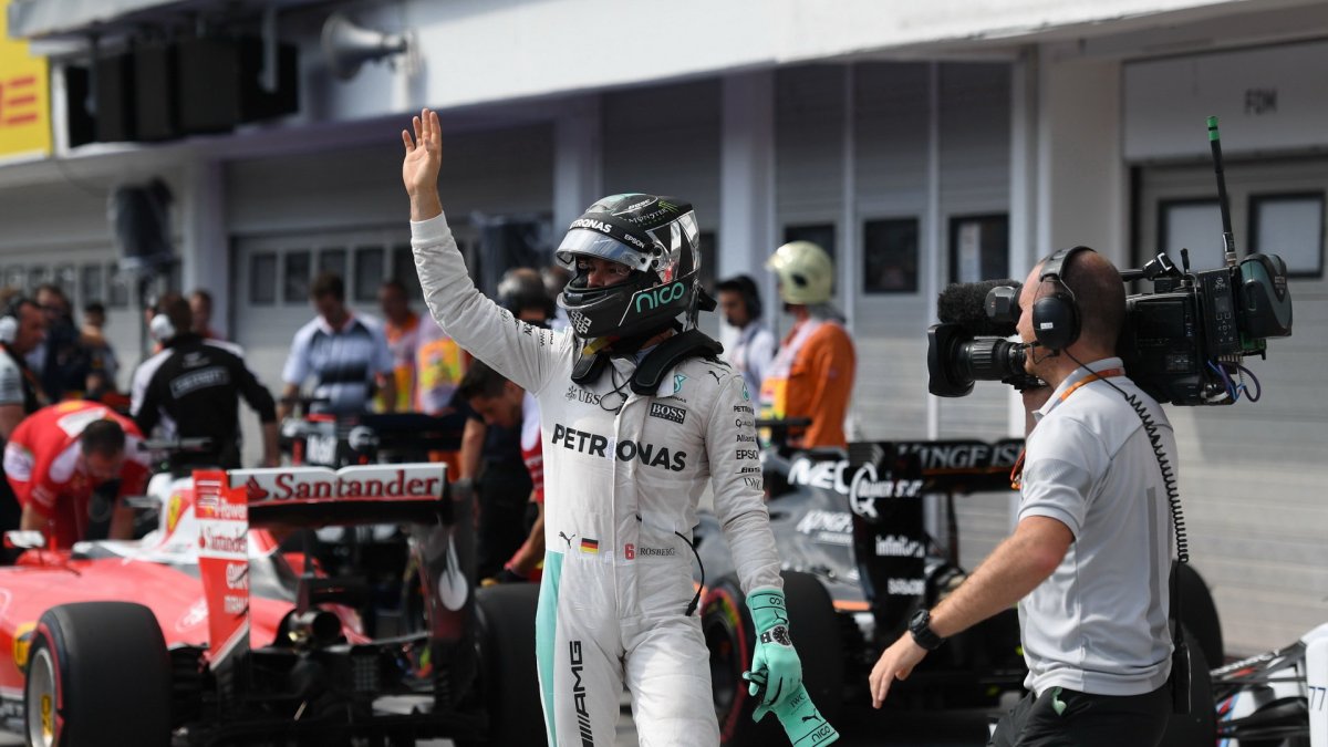 Nico Rosberg vyhrál kvalifikaci v Maďarsku