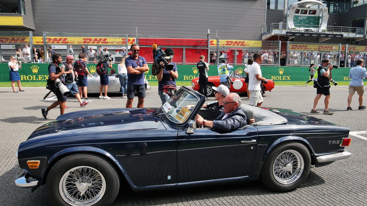 Nico Hülkenberg před závodem v Belgii