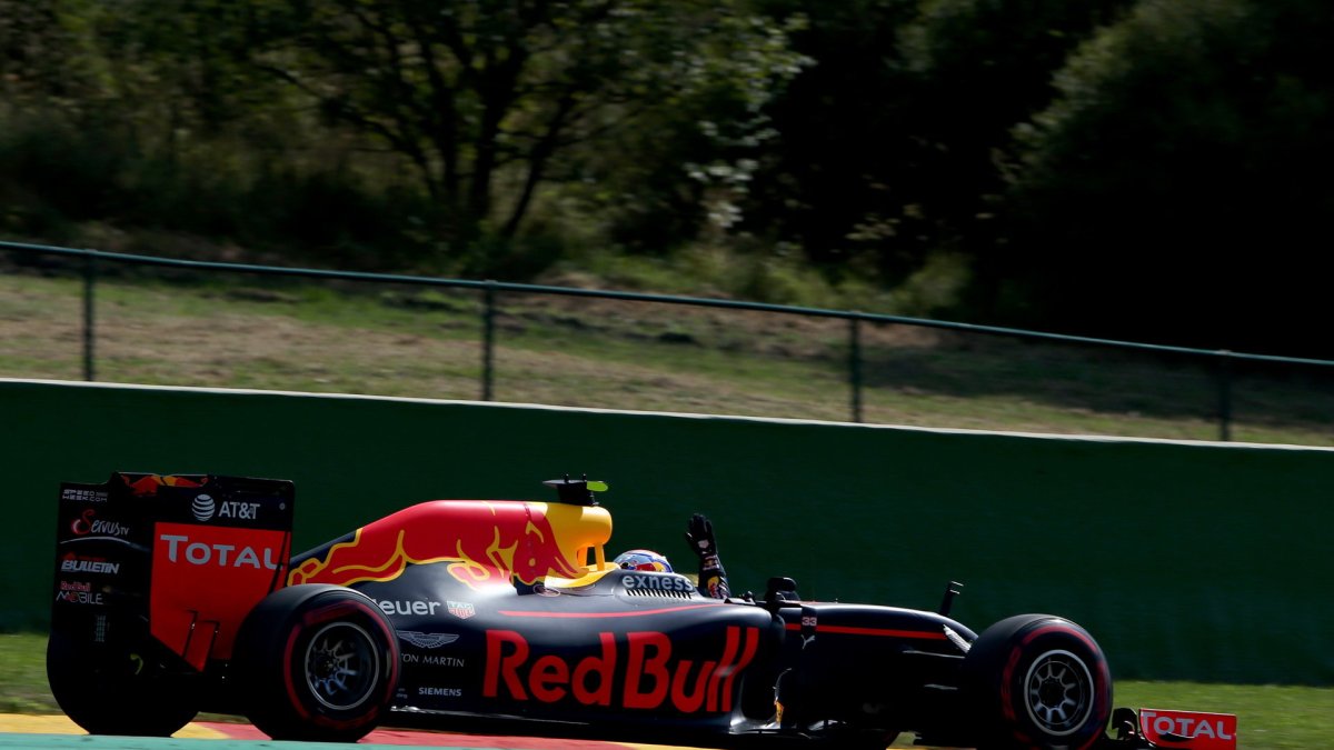 Max Verstappen po kvalifikaci v Belgii