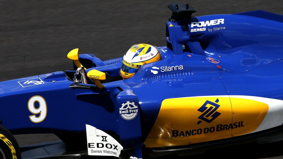 Marcus Ericsson při pátečním tréninku v Malajsii