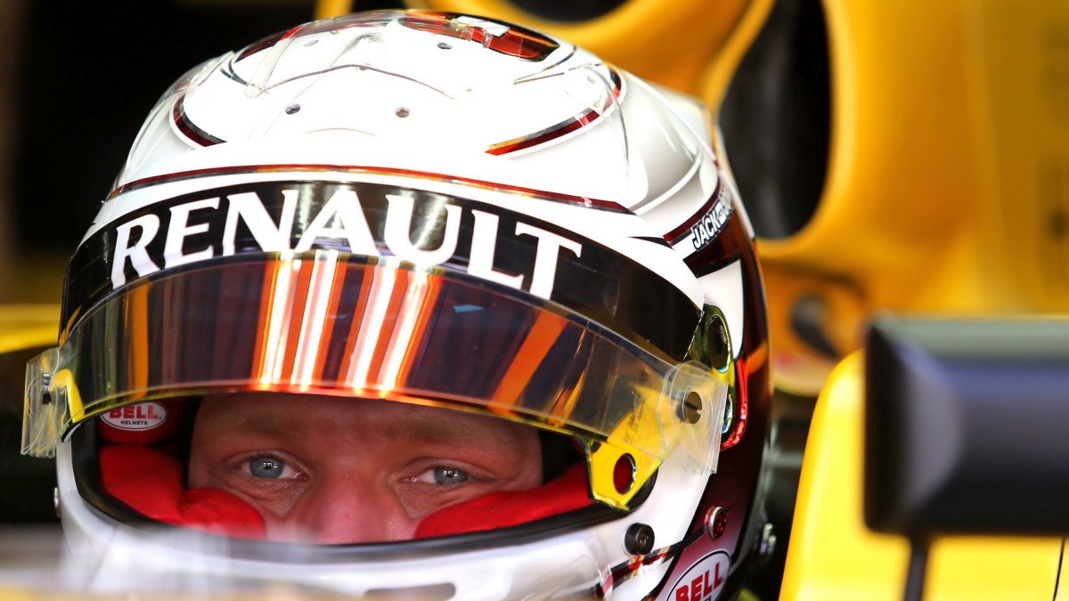 Kevin Magnussen při pátečním tréninku v Malajsii