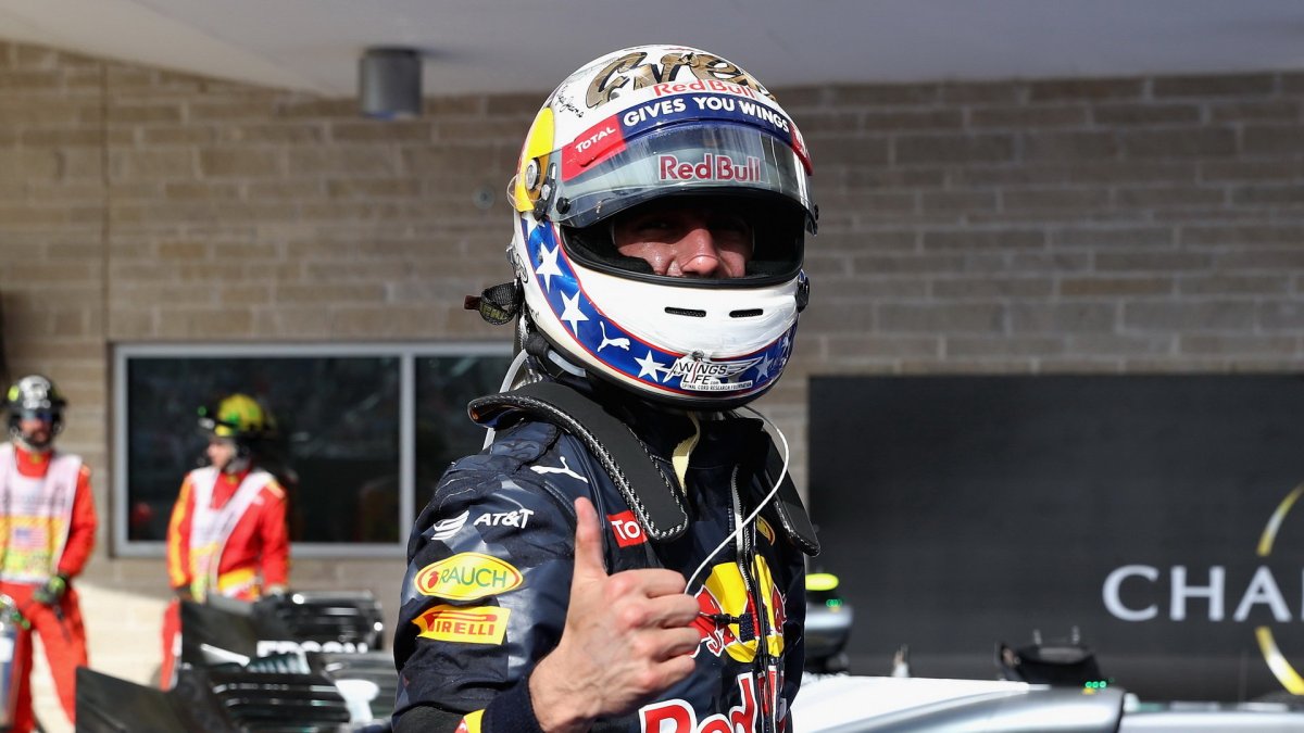 Daniel Ricciardo po závodě v Austinu