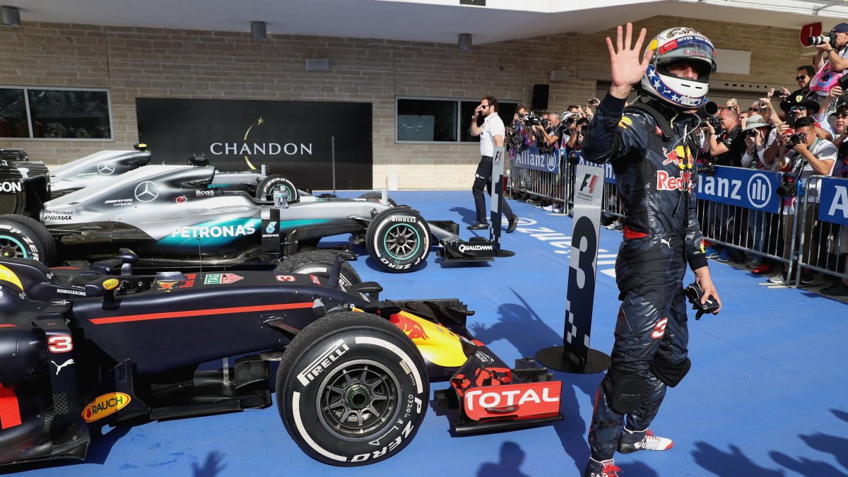 Daniel Ricciardo po závodě v Austinu